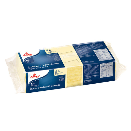 Anchor Processed Cheese Pale Slice-on-Slice (84 slices) 10x1040g