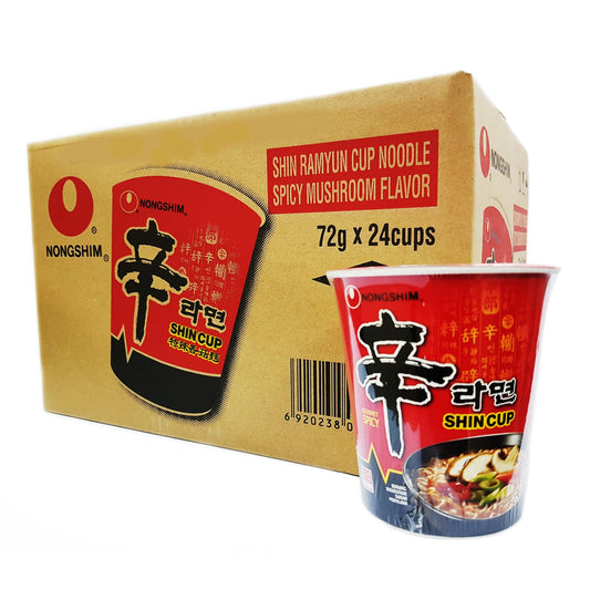Cup Noodle Mushroom - Nong Shim 24x70gm