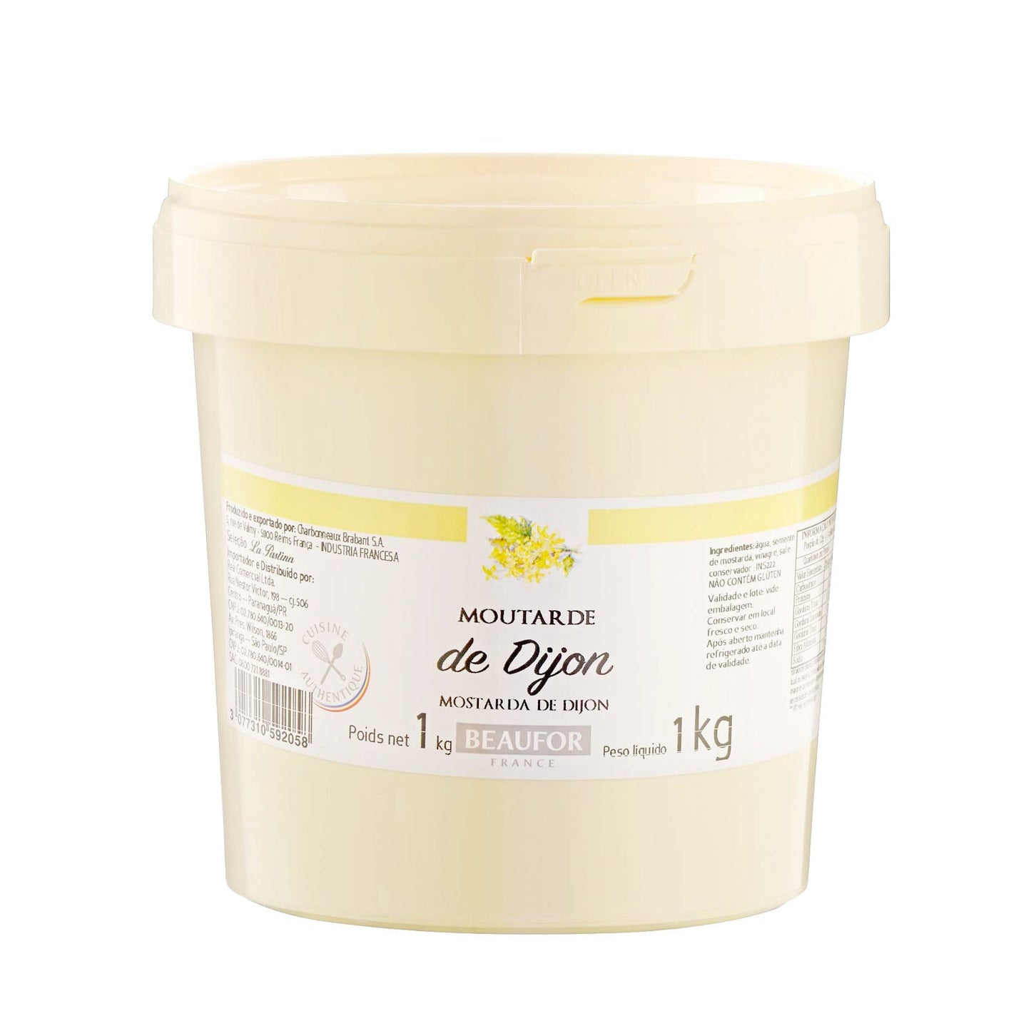 Dijon Mustard - Beaufor 6x1kg/btl - LimSiangHuat