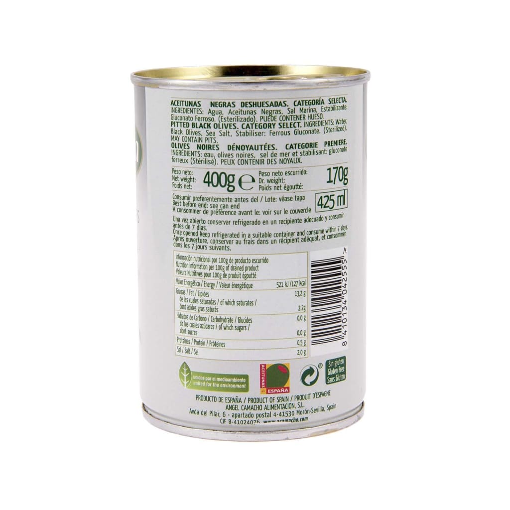 Black Pitted Olives Fragata 400g - LimSiangHuat