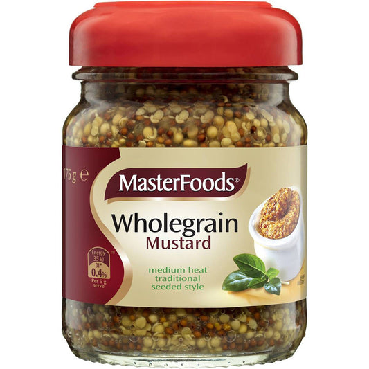 Whole Grain Mustard-Master Food 6x175gm - LimSiangHuat