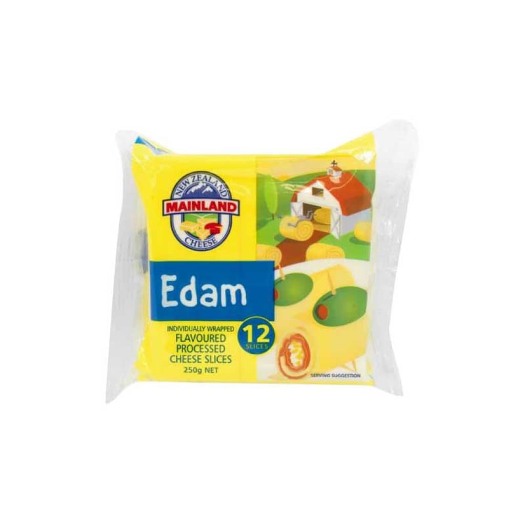 Cheese Slices Edam Processed Mainland 250g - LimSiangHuat